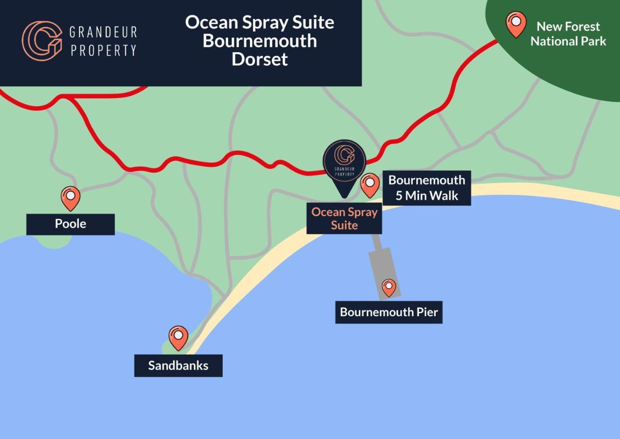 Ocean Spray Suite By Grandeur Property Bournemouth Luaran gambar